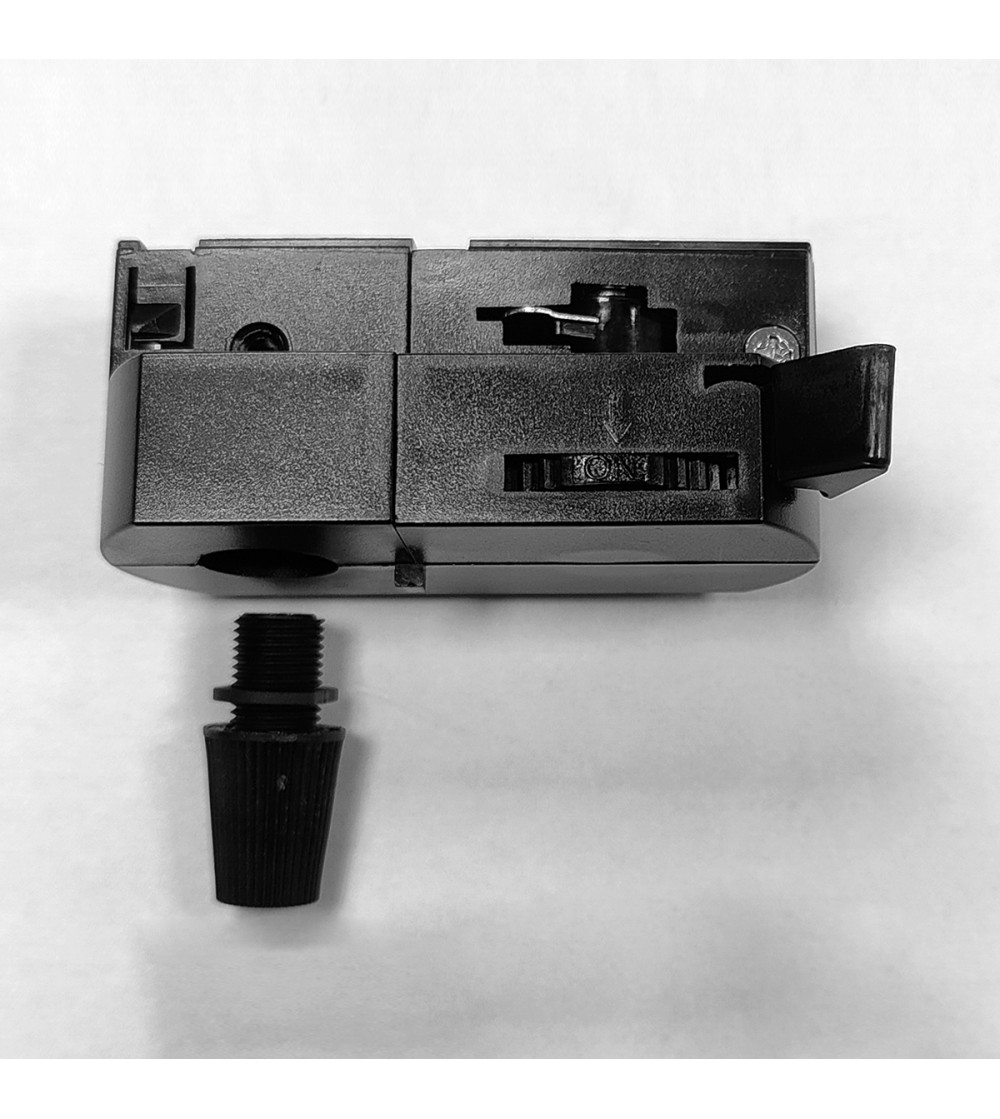 ADAPT. COLGANTE CARRIL MONOFASICO NEGRO